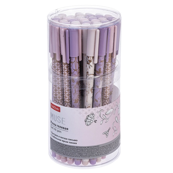 ручка гел. "hatber muse" черная 0,5мм Ручка гел. "hatber muse" черная 0,5мм
