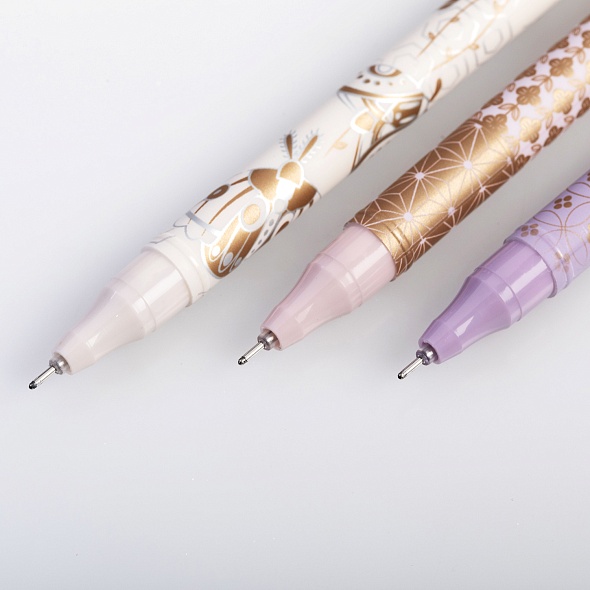 Ручка гел. "hatber muse" черная 0,5мм