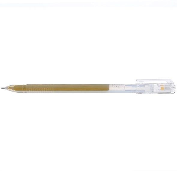 Ручка гел. "hatber pin" золото 0,5мм