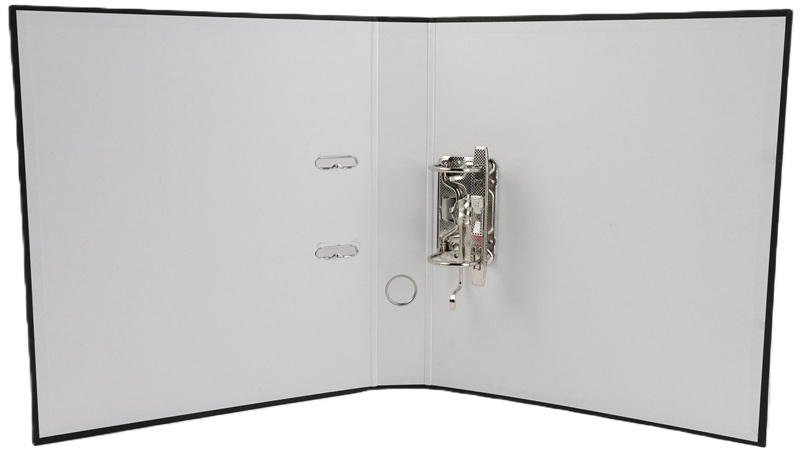 Папка-регистратор 5см пвх чёрная,карман