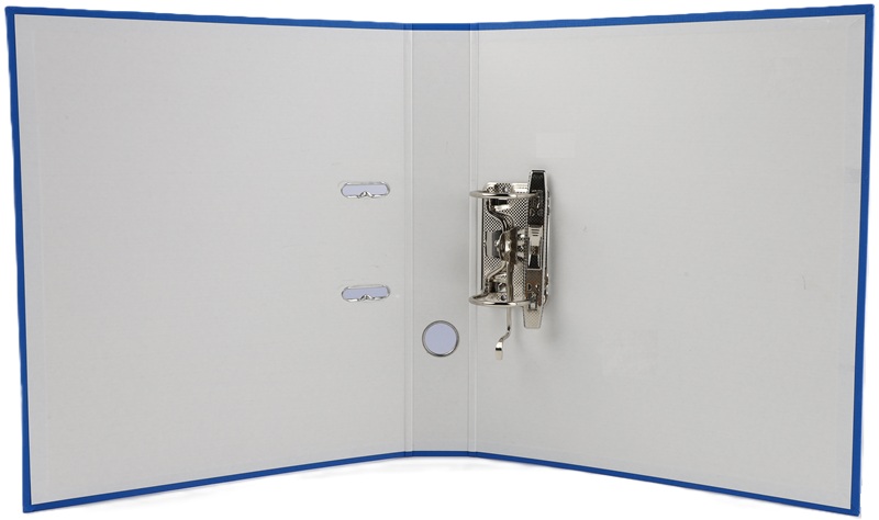 Папка-регистратор 5см пвх синяя,карман