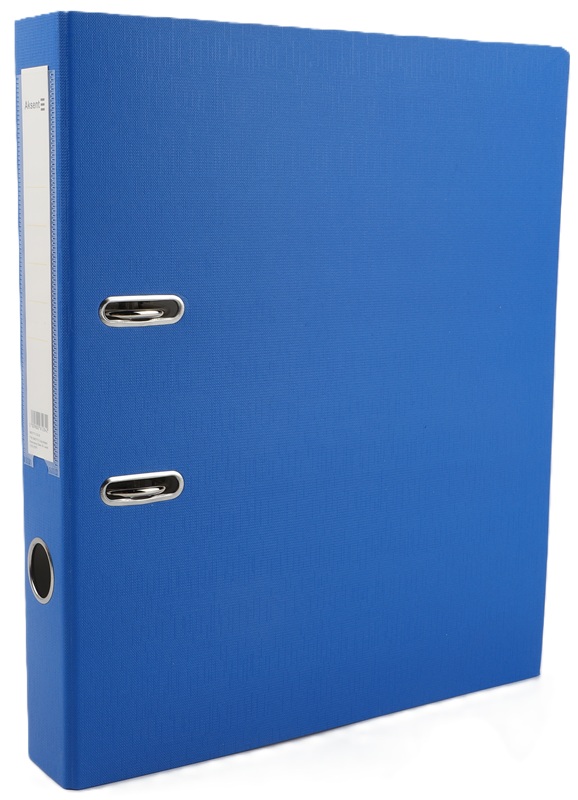 Папка-регистратор 5см пвх синяя,карман