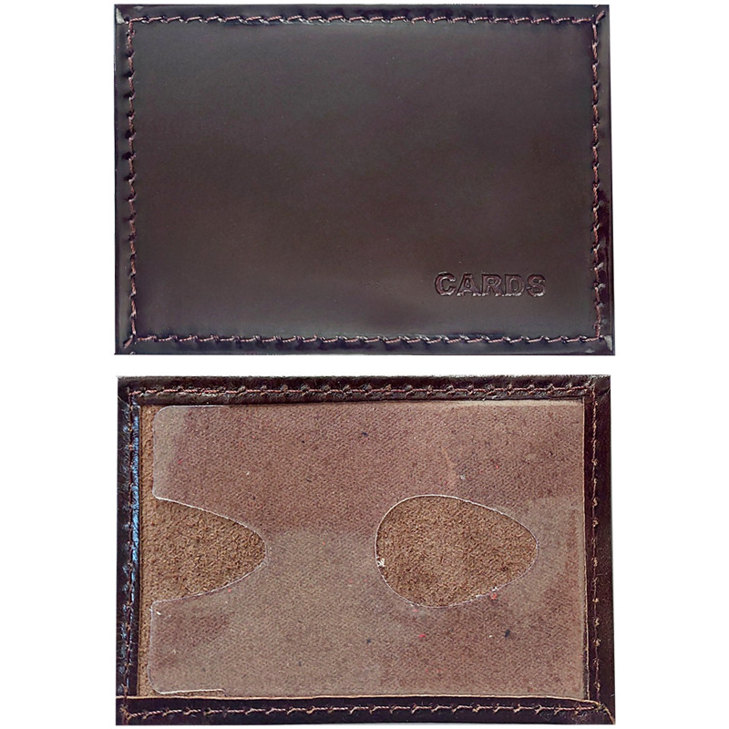 обложка д/пропуска/проездного коричневая 64х96мм кож.зам. Обложка д/пропуска/проездного коричневая 64х96мм кож.зам.