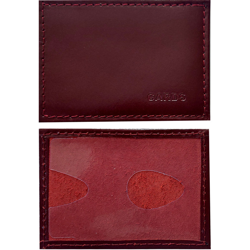 обложка д/пропуска/проездного бордовая 64х96мм кож.зам. Обложка д/пропуска/проездного бордовая 64х96мм кож.зам.