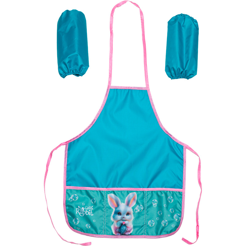 Набор для труда (накидка+нарукавники) devente "little rabbit" 45х54см 3 кармана