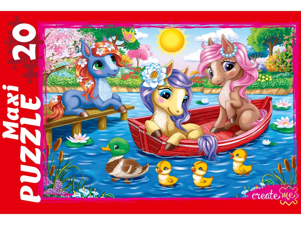 пазлы maxi 20 дет. "пони №4" Пазлы maxi 20 дет. "пони №4"