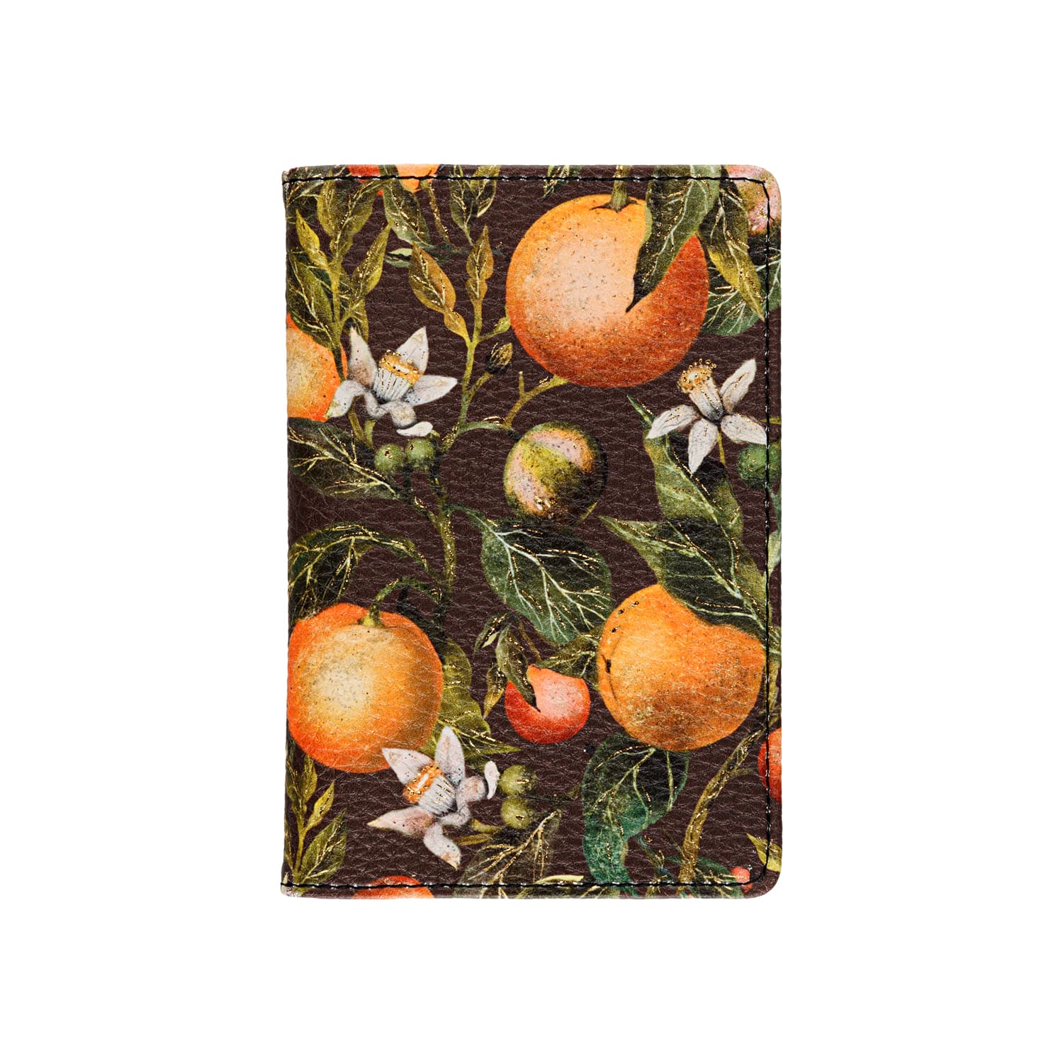 Обложка д/паспорта кож.зам. bruno visconti "flora. paradise. oranges"