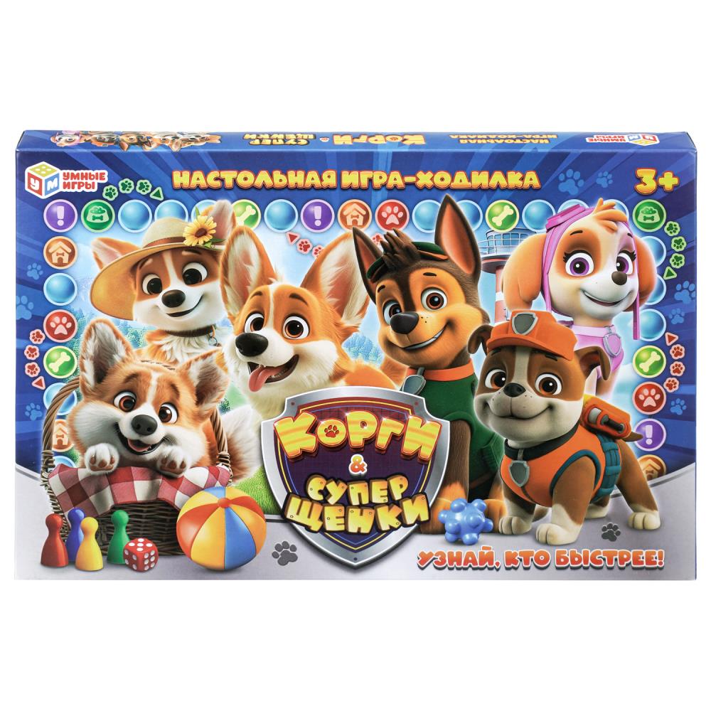Игра ходилка "корги и суперщенки" (умные игры) 3+