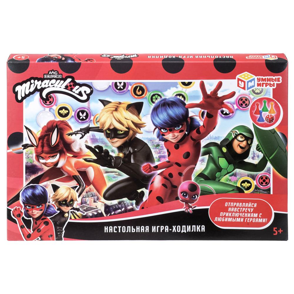 Игра ходилка "леди баг и супер-кот" (умные игры) 5+