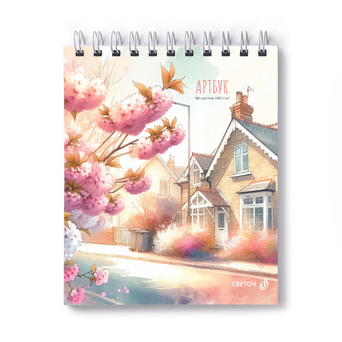 скетчбук 175х200мм 80л. пласт.обл. гребень "живые моменты" (svetoch) 100г/м2,тв.подл. Скетчбук 175х200мм 80л. пласт.обл. гребень "живые моменты" (svetoch) 100г/м2,тв.подл.