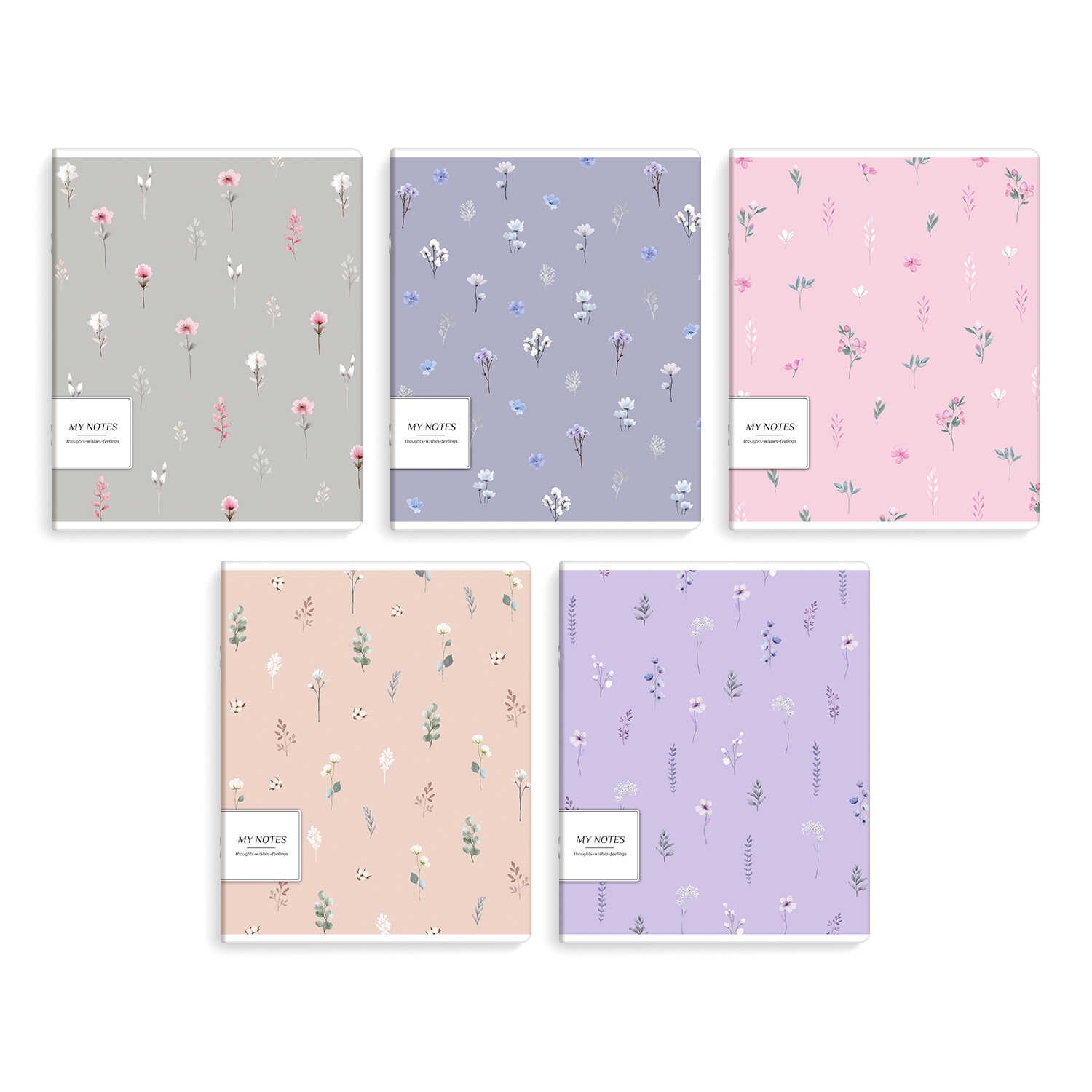 Тетрадь 48л. кл. "мильфлёр" (феникс+) б/б,выб.лак,асс-т