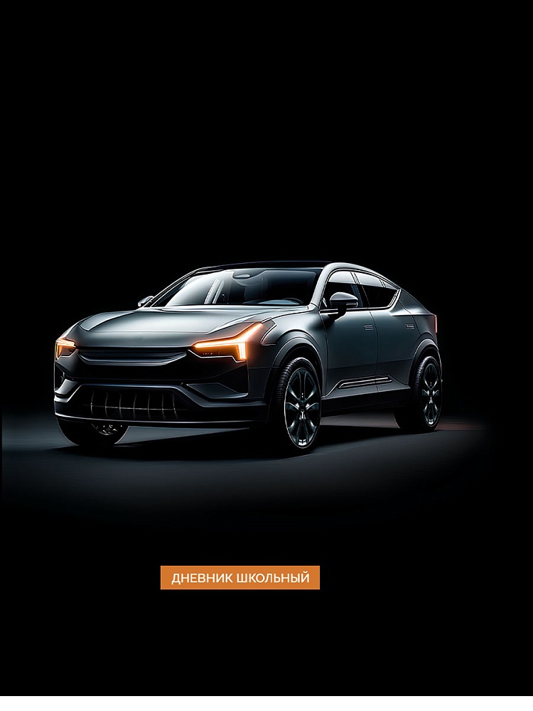 Дневник мл.кл. тв.обл. "чёрный автомобиль-15" (проф-пресс) выб.лак