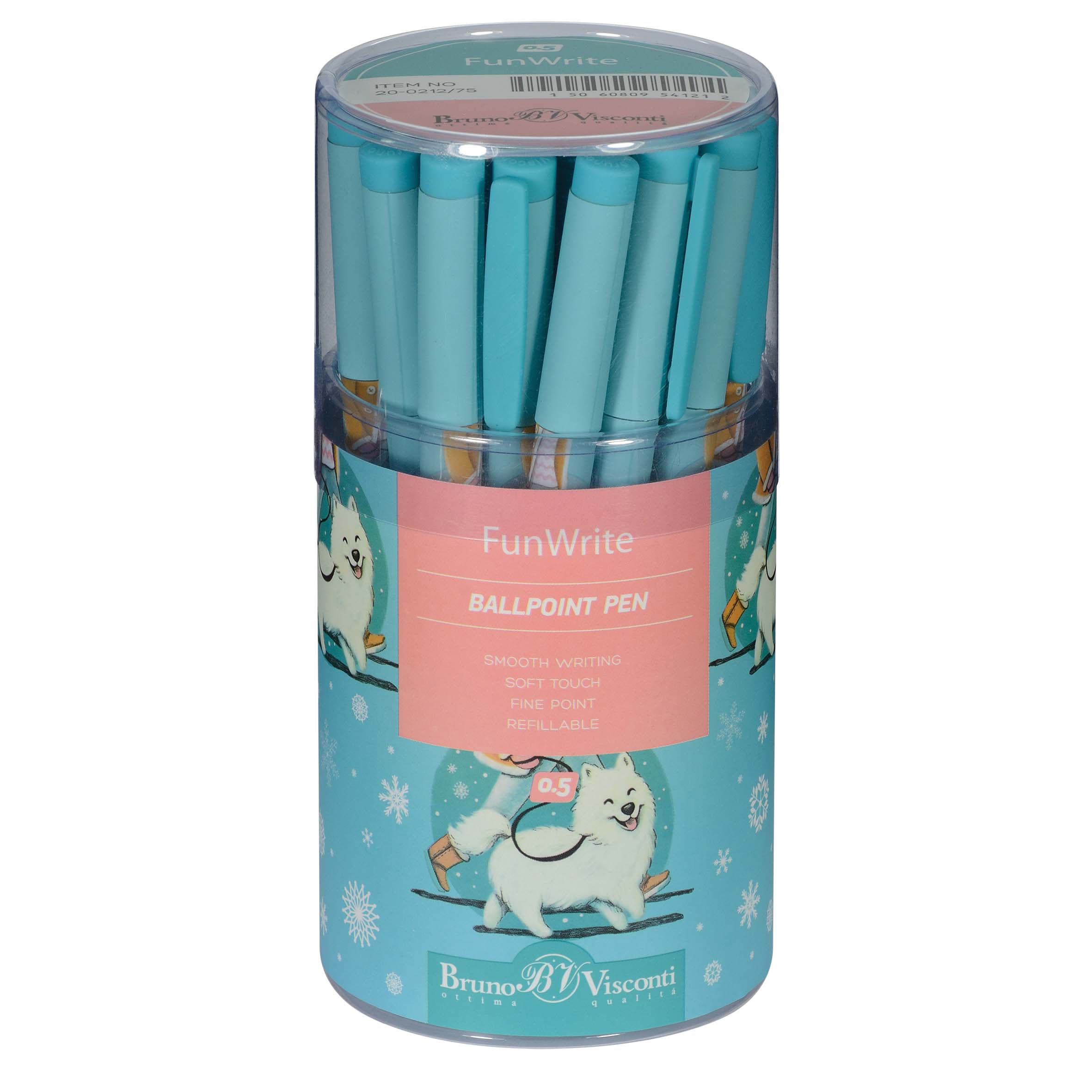 Ручка шар. bruno visconti "funwrite. лайка" 0,5мм синяя