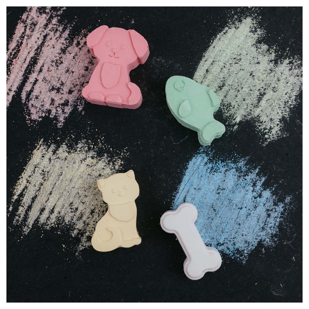 Мел цветной для асфальта "малыш" 16шт.(пл.ведро)