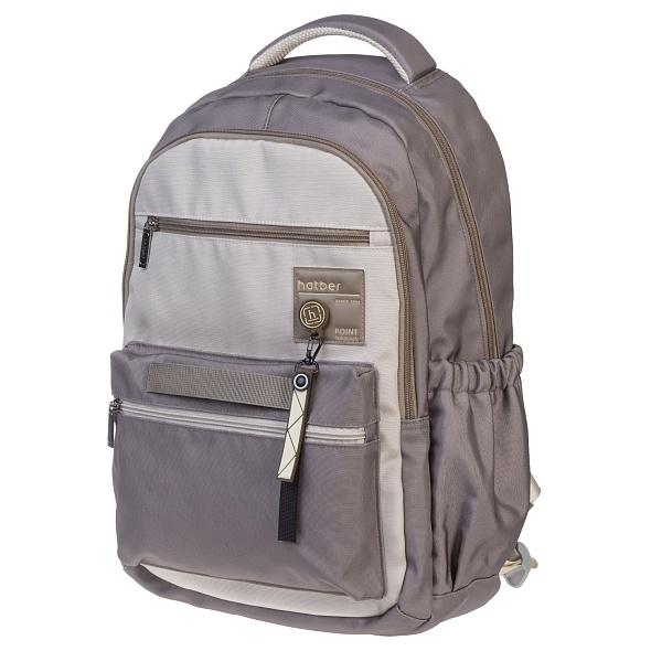 Рюкзак hatber "point. beige" 47х31х17,5см 2 отдел.