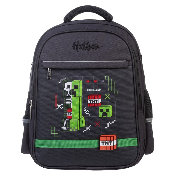 рюкзак hatber "light. pixel boom" 38х29х14,5см 2 отдел. Рюкзак hatber "light. pixel boom" 38х29х14,5см 2 отдел.