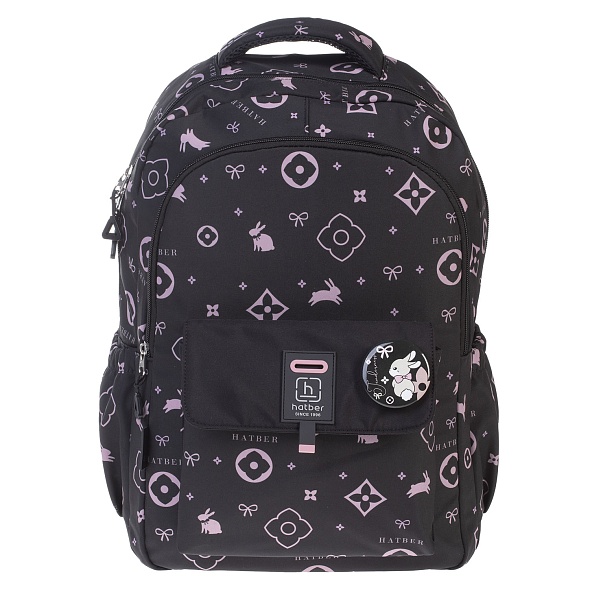 Рюкзак hatber "стиль on. coquette" 46х31,5х16,5см 2 отдел.