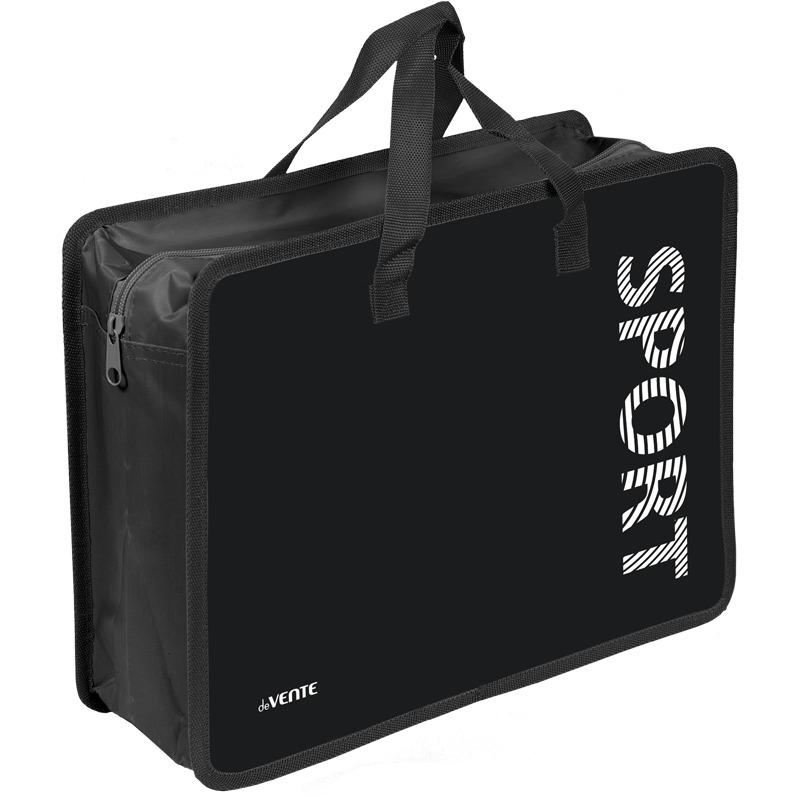 Папка-портфель пласт. а4+ devente "sport" 33,5х26х10см на молнии с ручками