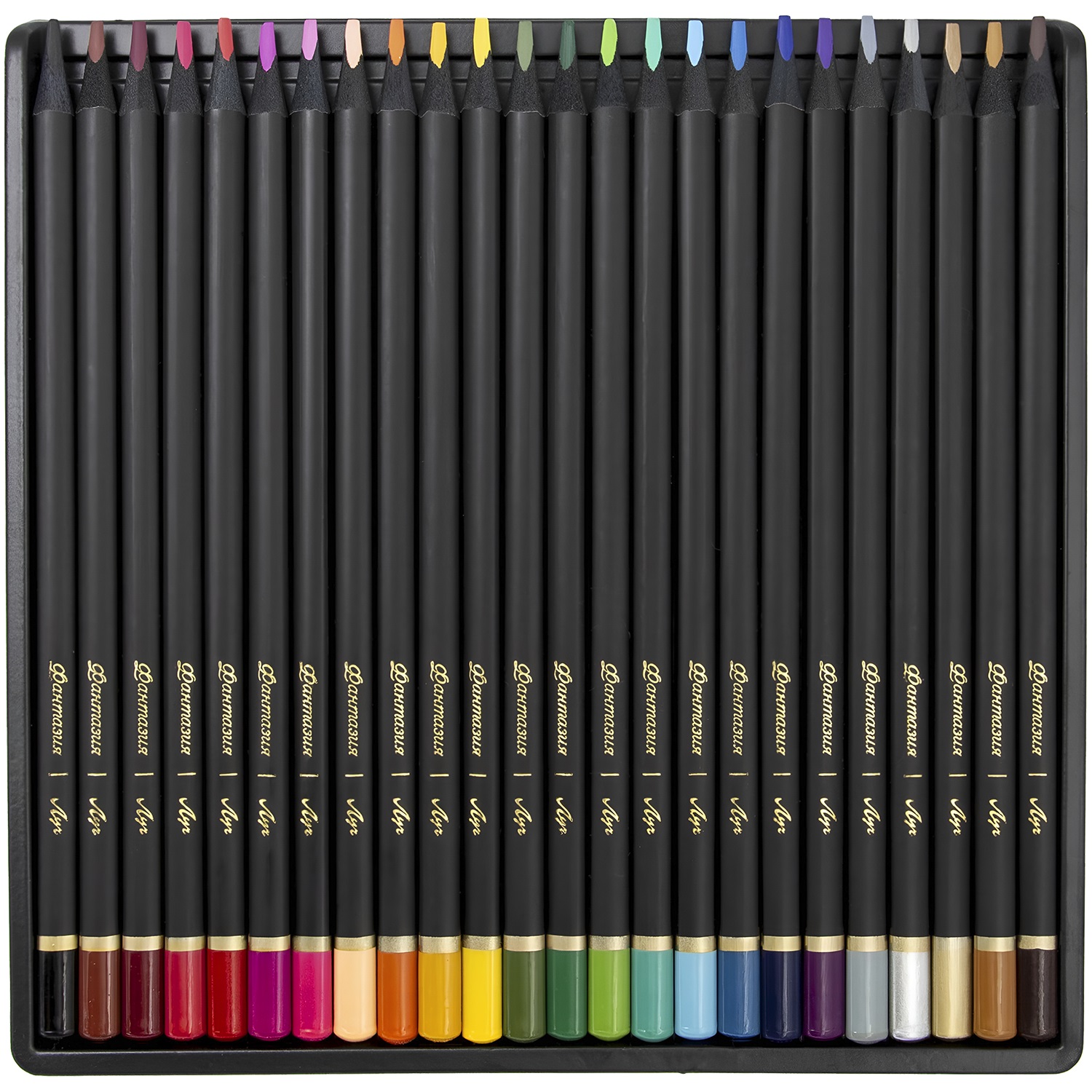 Карандаши цветные луч "фантазия" 24цв. трёхгран.