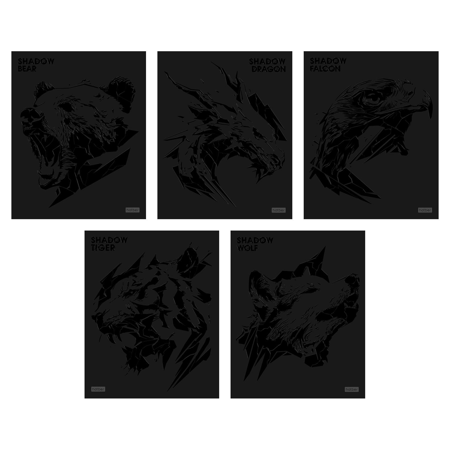 Тетрадь 48л. кл. "shadow" (hatber) б/б,мат.лам.,3d лак,асс-т