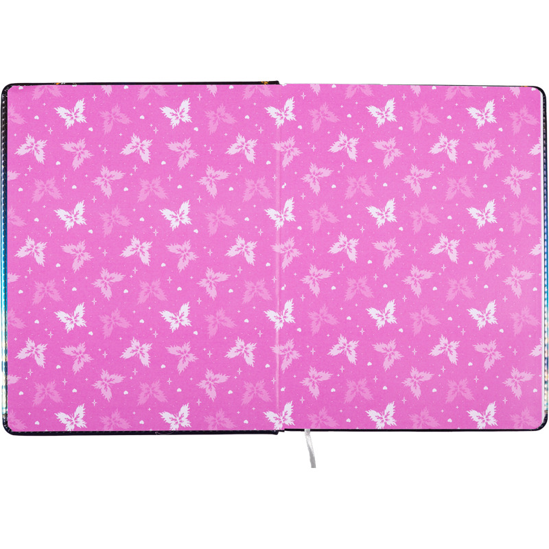 Дневник универс. тв.обл. "butterfly dreams" (devente) кож.зам.,тиснен.фольгой