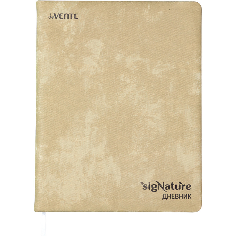 Дневник универс. тв.обл. "signature" оливковый (devente) кож.зам.