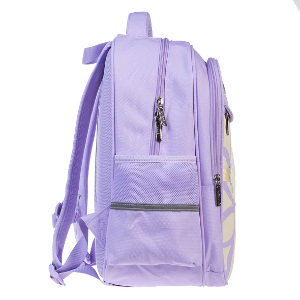 Рюкзак hatber "light. honey bunny" 38х29х14,5см мяг.спинка