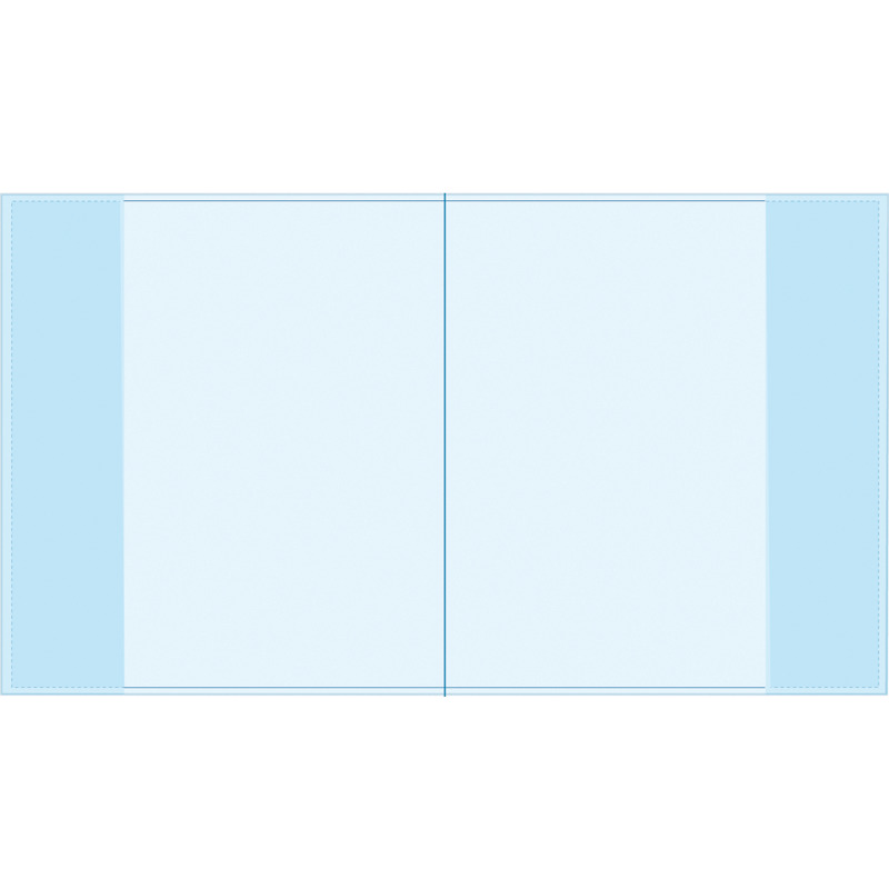 Обложка для тетради п/п 60мкм 209х350мм devente прозр.