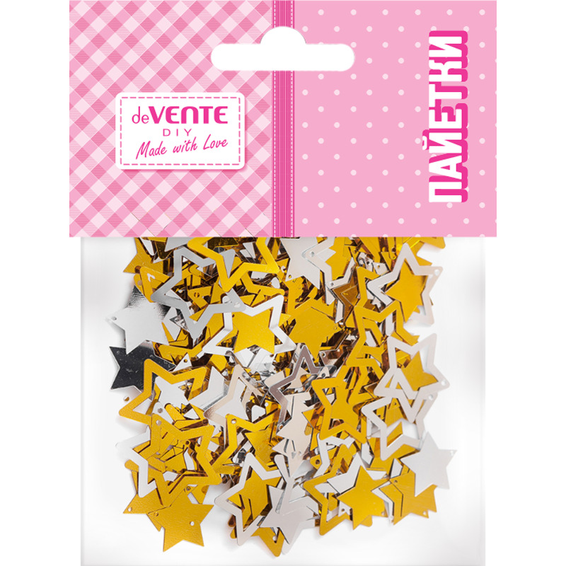 Пайетки devente "diy stars" 15г
