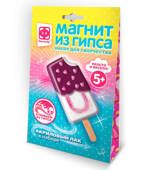 Набор д/творч. барельеф магниты "для сладкоежек"