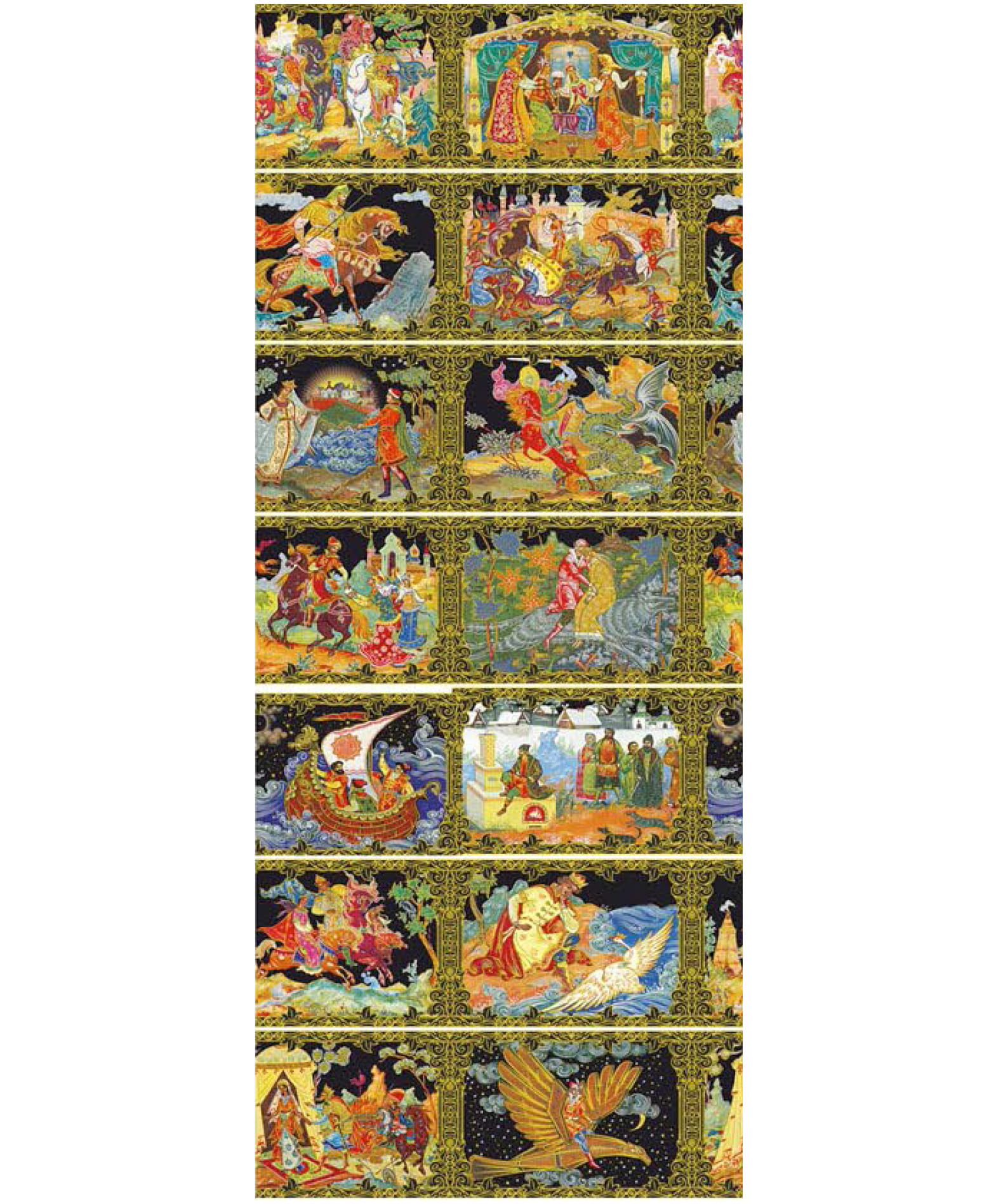 Набор термонаклеек пасха "сказки" 7шт.