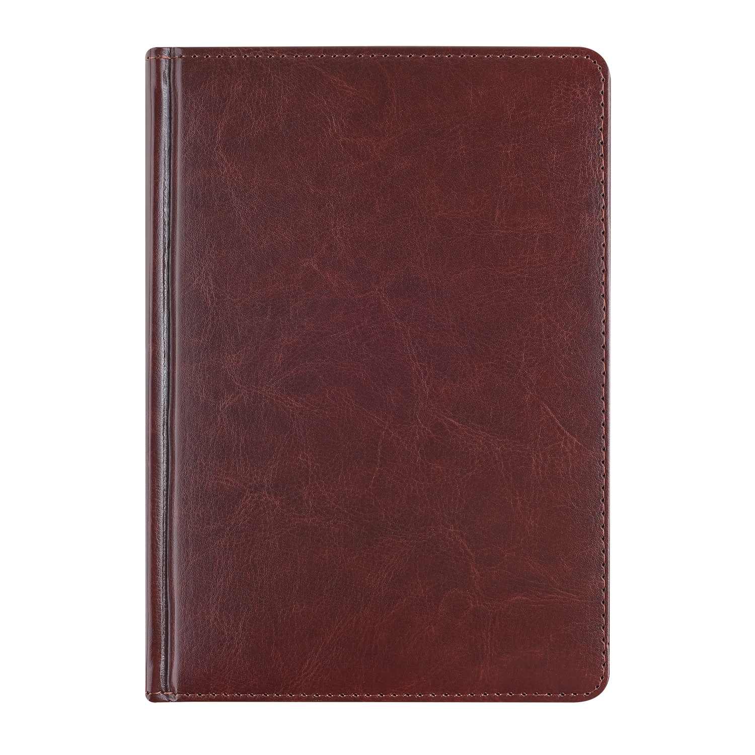 Ежедневник 2027 а5 bruno visconti "sidney nebraska" коричневый с золотым срезом,кож.зам.