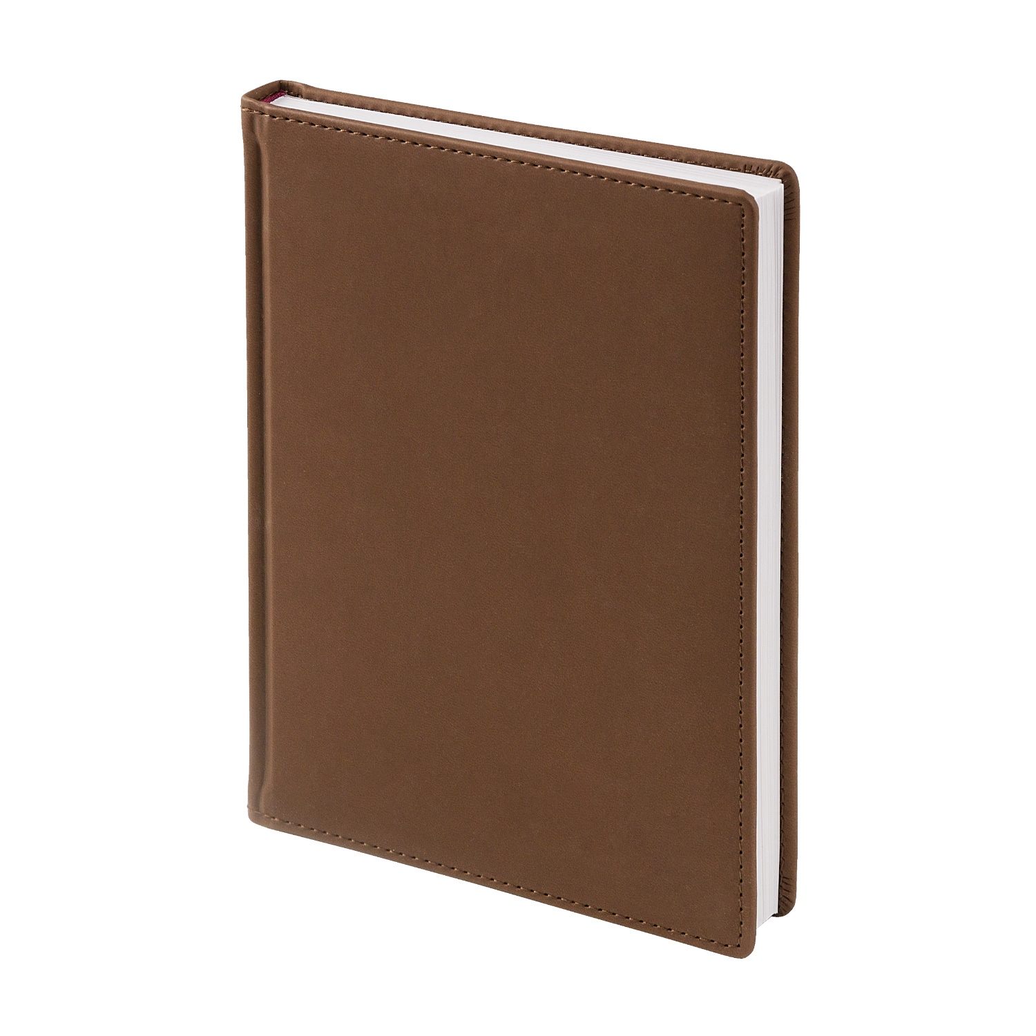 Ежедневник 2027 а5 альт "velvet" коричневый кож.зам.