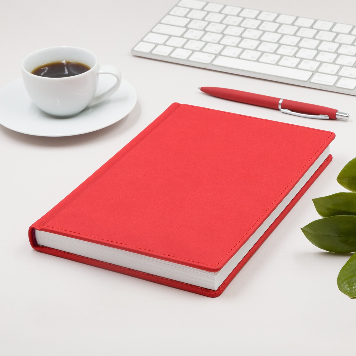 Ежедневник 2027 а5 альт "velvet" красный кож.зам.