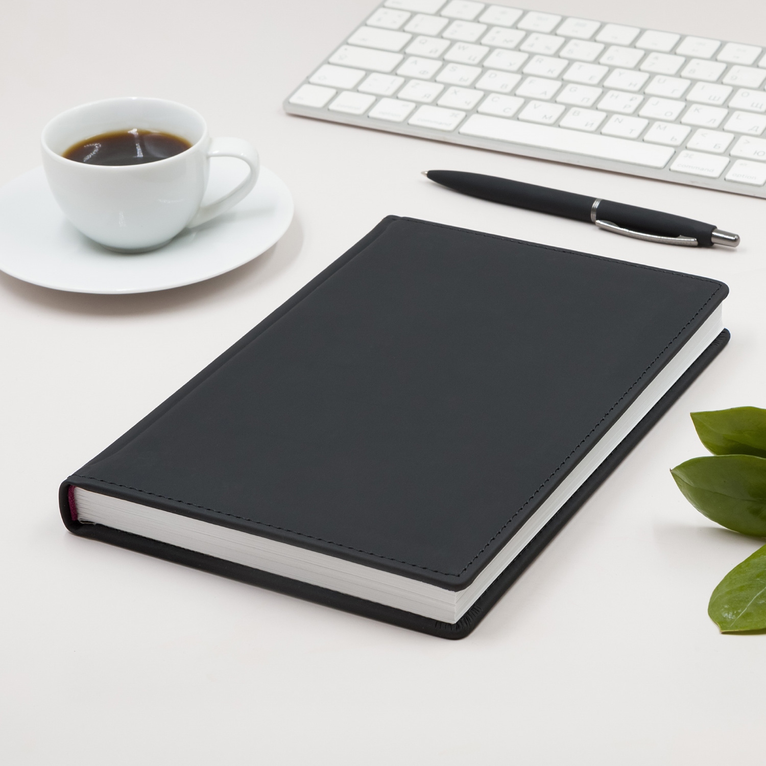 Ежедневник 2027 а5 альт "velvet" чёрный кож.зам.