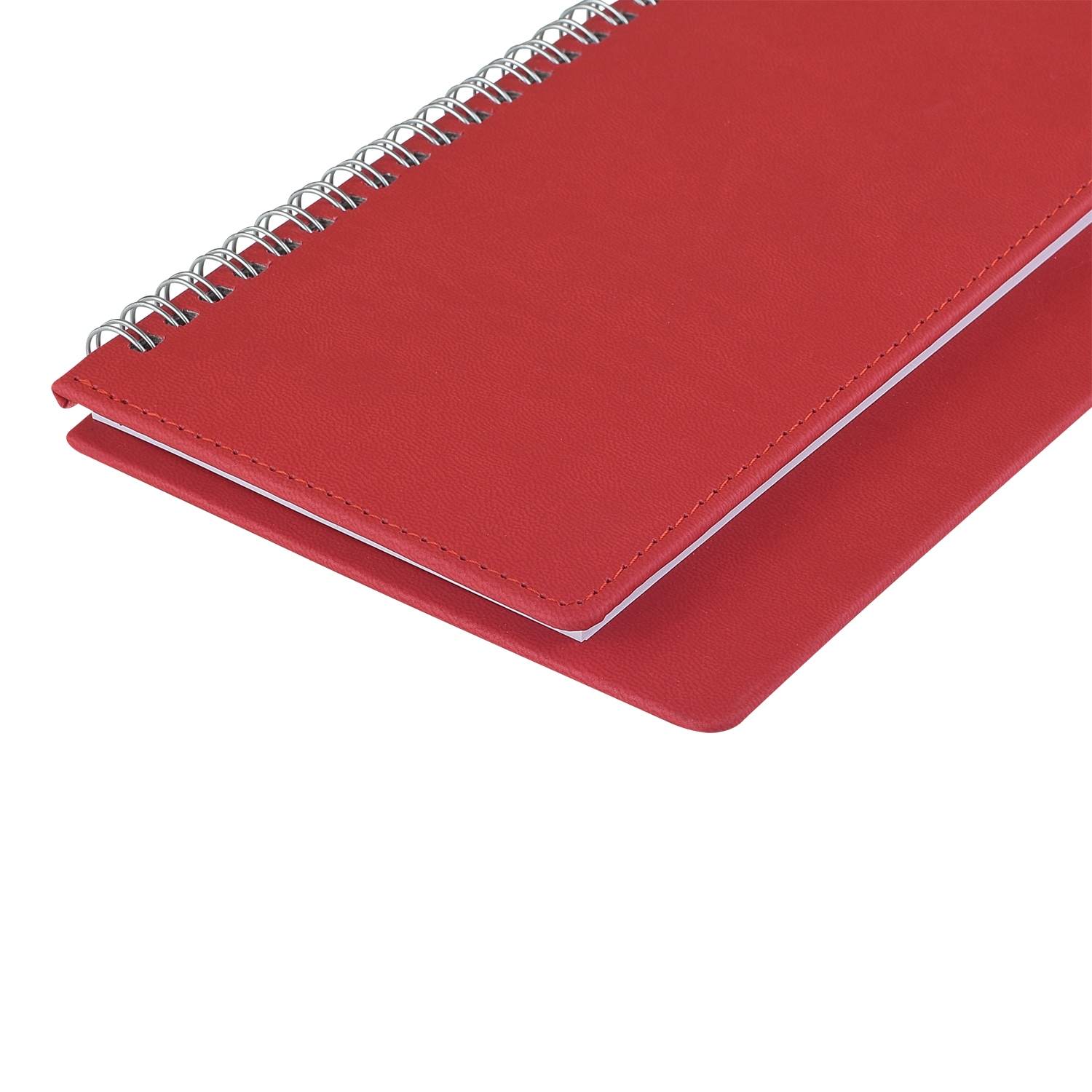 Еженедельник 2027 гребень 305х130мм альт "velvet" красный кож.зам.