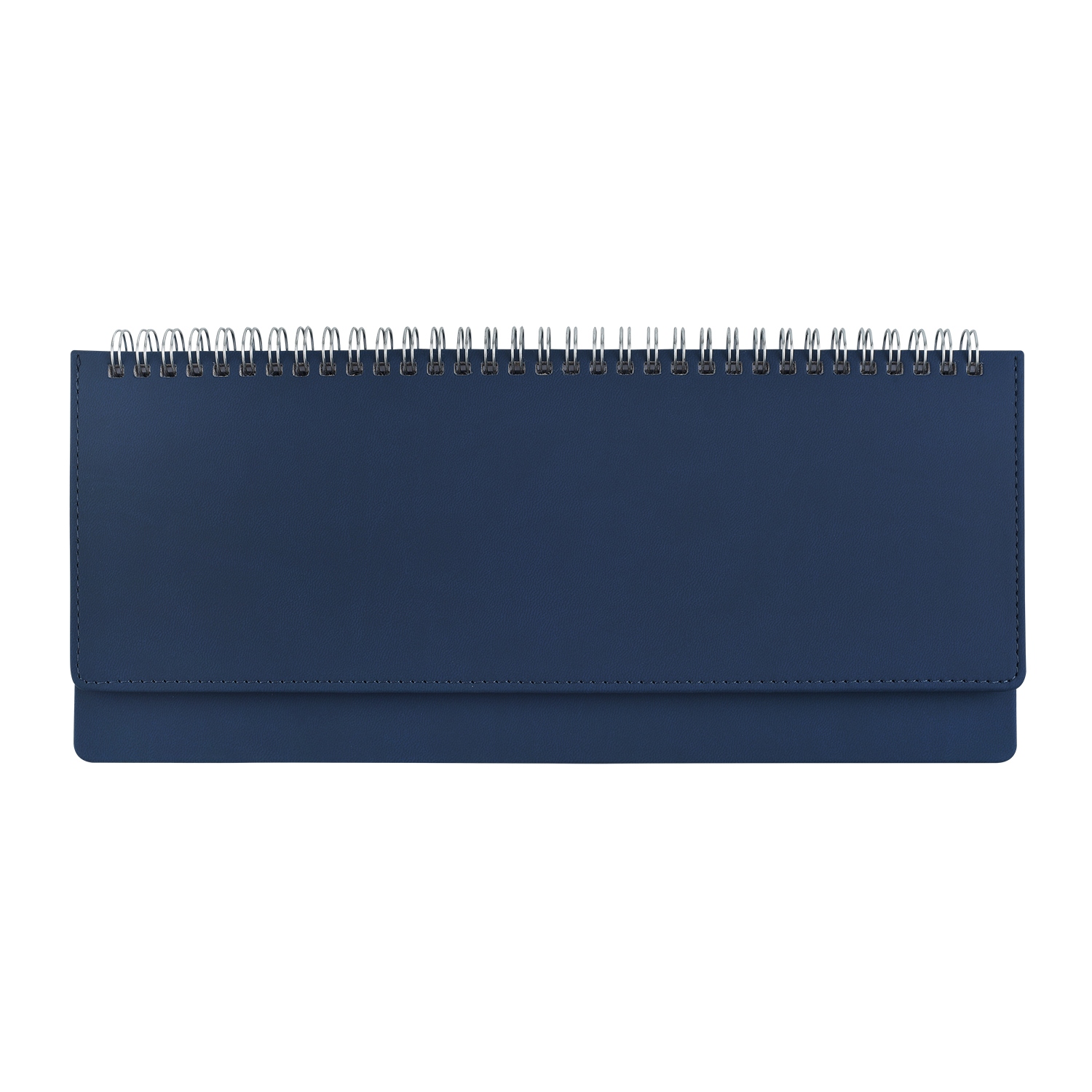Еженедельник 2027 гребень 305х130мм альт "velvet" синий кож.зам.
