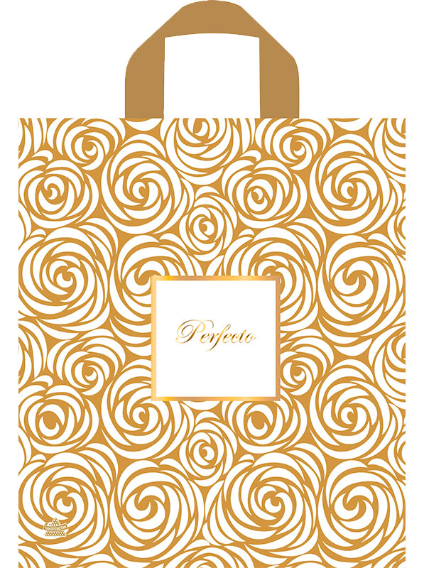 Пакет универсальный 35х31см "перфекто роузи" петл.ручка 95мкм