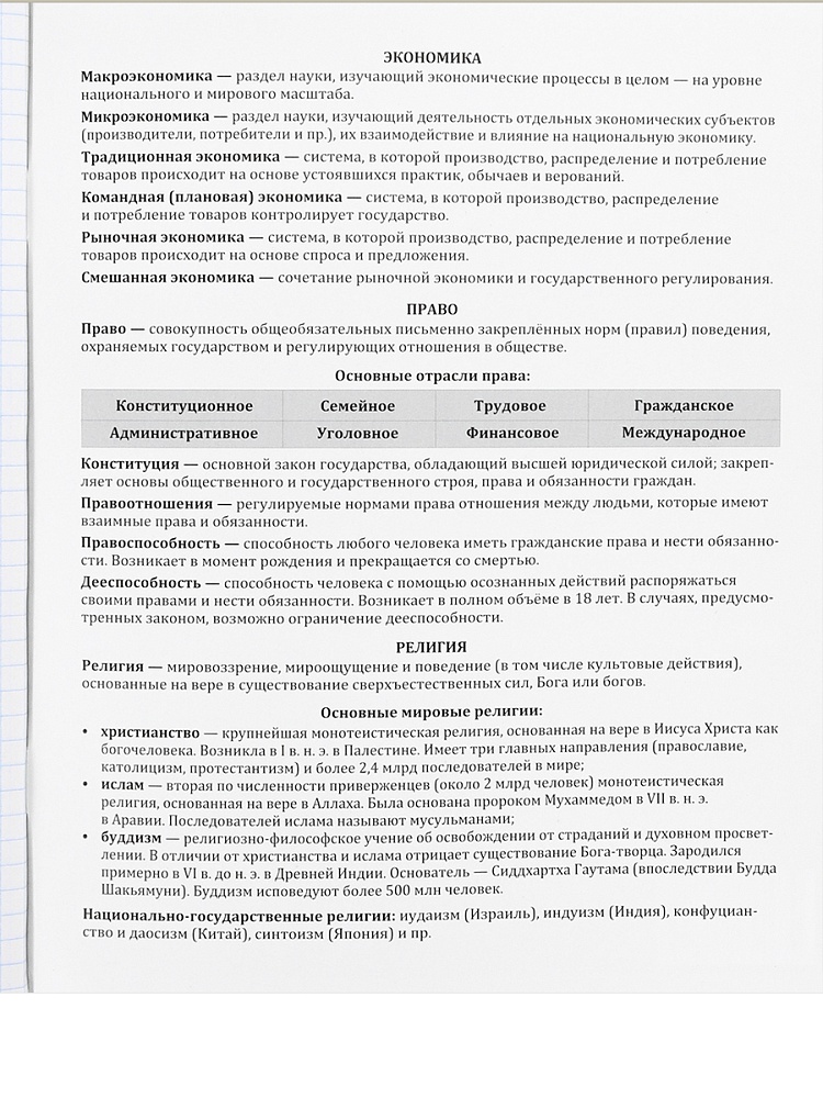 Тетрадь 48л. "nature" обществознание (проф-пресс)