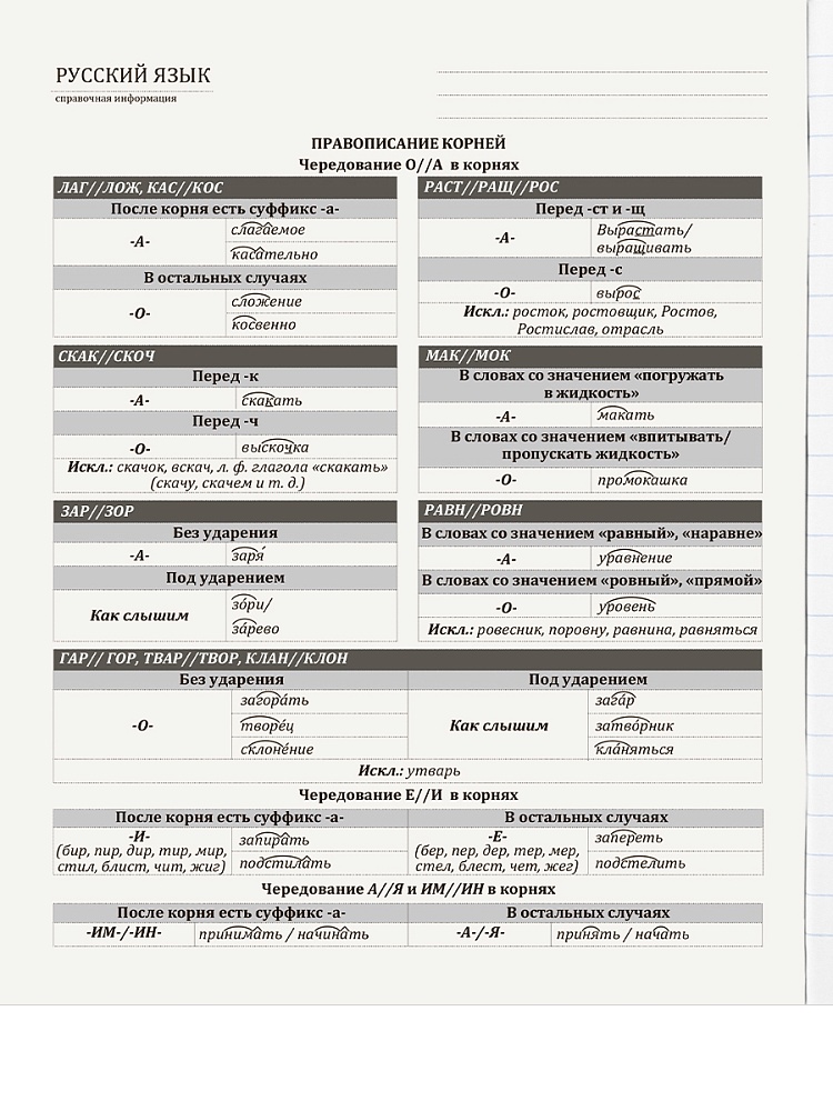 Тетрадь 48л. "nature" русский язык (проф-пресс)