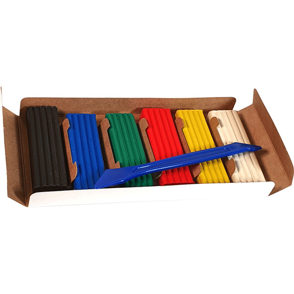 Пластилин "cosmo" (devente) 6цв. 120г, стек