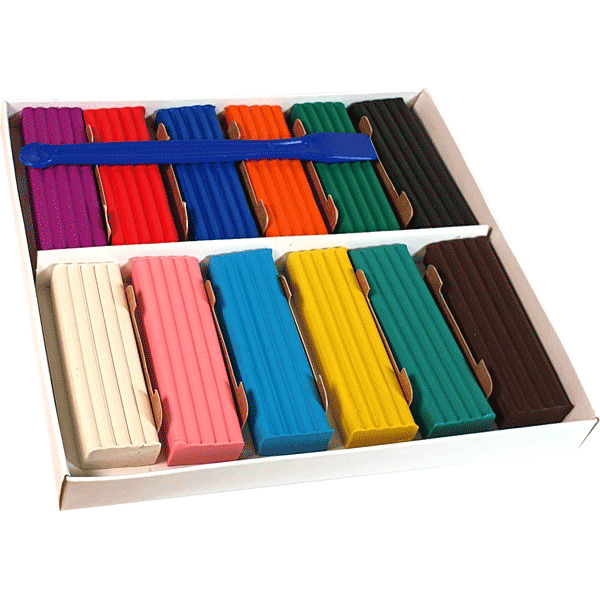 Пластилин "cosmo" (devente) 12цв. 240г, стек