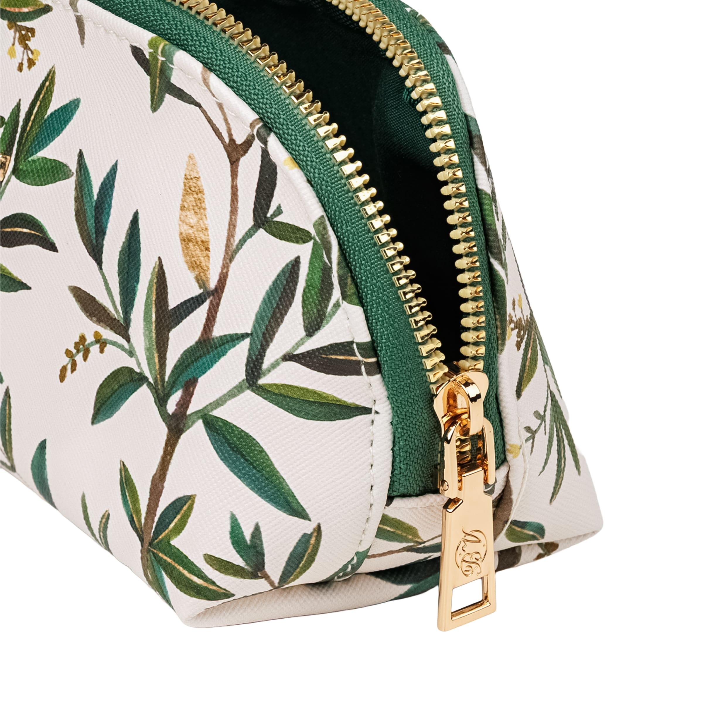 Косметичка bruno visconti "flora. олива" 225х80х100мм кож.зам.