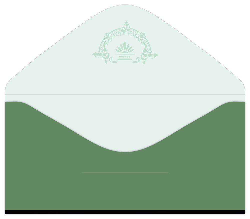 Конверт для денег часы лак