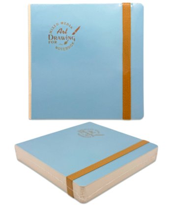 скетчбук 125х125мм 58л 200гр "art drawing" голубой Скетчбук 125х125мм 58л 200гр "art drawing" голубой