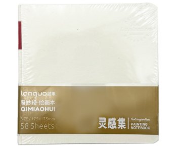скетчбук 75х175мм 58л 200гр "languo" белый тв.обл. Скетчбук 75х175мм 58л 200гр "languo" белый тв.обл.