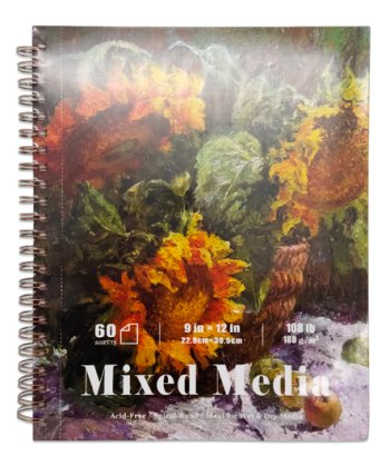 скетчбук 229х305мм 60л 180гр "подсолнухи" спираль Скетчбук 229х305мм 60л 180гр "подсолнухи" спираль