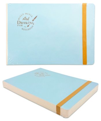 скетчбук 185х130мм 50л 200гр "art drawinq" голубой тв.обл. Скетчбук 185х130мм 50л 200гр "art drawinq" голубой тв.обл.
