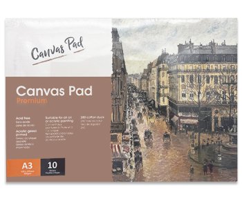 скетчбук для акрила и масляных красок а3 10л 280г "canvas pad" ассорти Скетчбук для акрила и масляных красок а3 10л 280г "canvas pad" ассорти