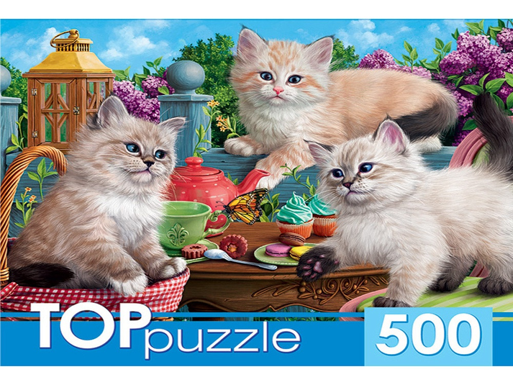 Пазлы 500 дет. "невские маскарадные котята"